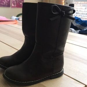 Baby Gap size 8 tall genuine leather boots